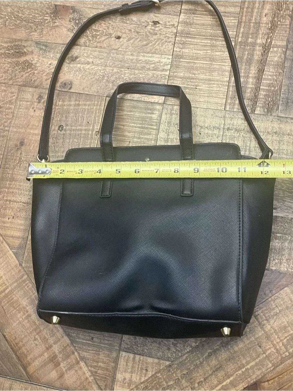 Kate Spade New York Black Cedar Street Hayden Saffiano Leather Satchel Bag